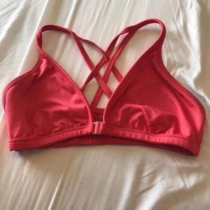Front clasp sports bra